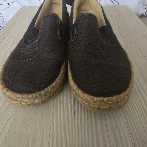 Sperry Espadrille Womens Size 8 Slip On Rubber Outsole Black Jute Twin … - Picture 8 of 9